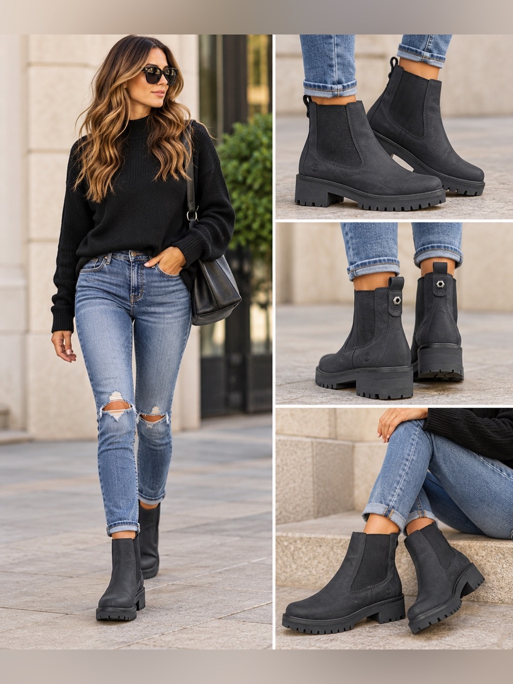 Timberland Courmayeur Valley
Chelsea Boot Black Nubuck Sz 9.5
Women's